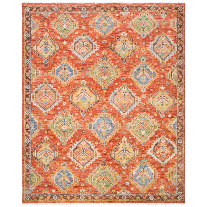 SAFAVIEH SRK105P Samarkand Rust / Brown Image 1