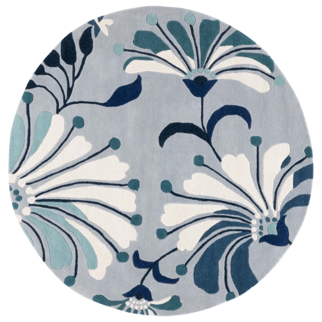 Safavieh SOH826M Soho Blue / Ivory Image 1