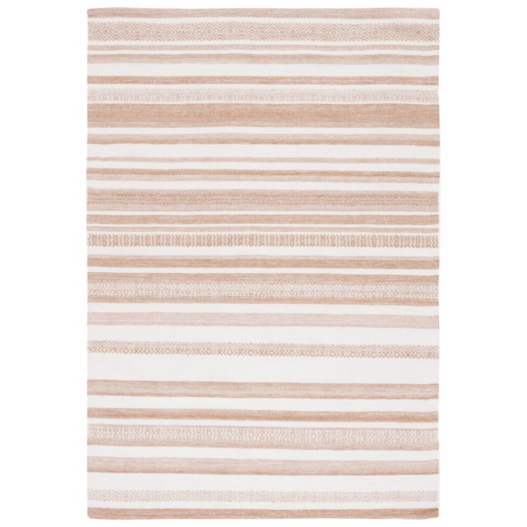 Safavieh STK428B Striped Kilim Beige / Ivory Image 1