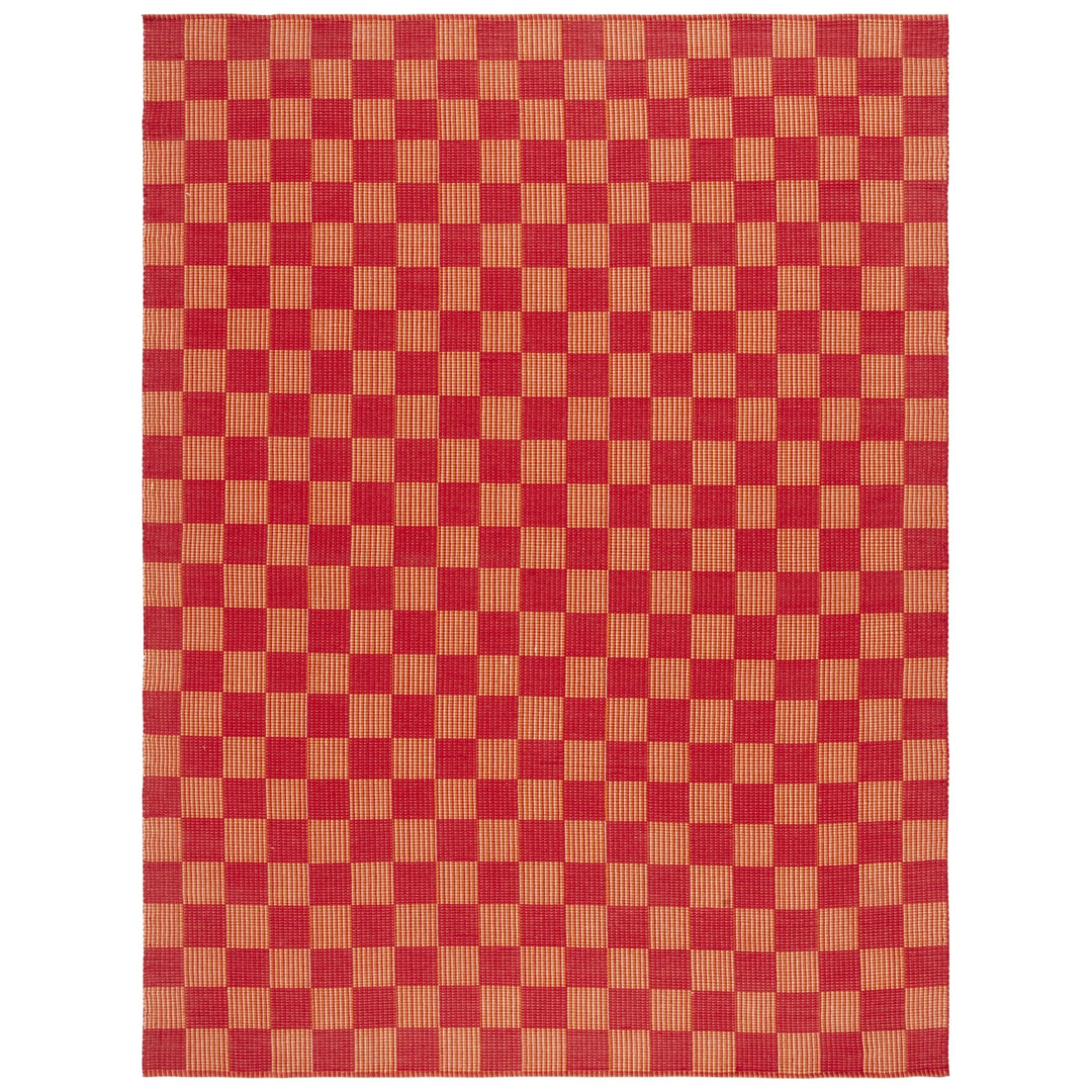 Safavieh STK801Q Striped Kilim Red / Rust Image 3