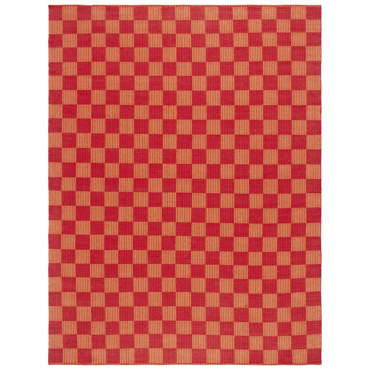 Safavieh STK801Q Striped Kilim Red / Rust Image 1