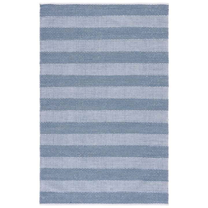 Safavieh STK802M Striped Kilim Ivory / Blue Image 1