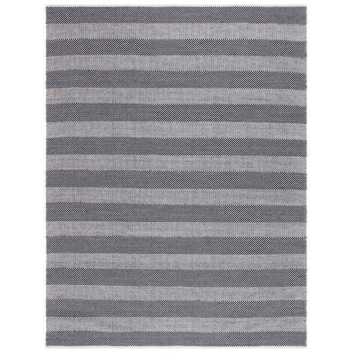 Safavieh STK802Z Striped Kilim Ivory / Black Image 1