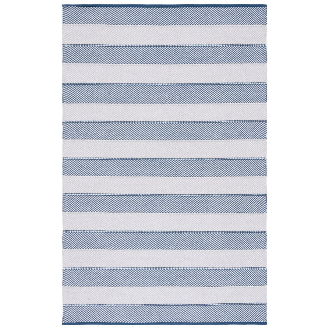 Safavieh STK803F Striped Kilim Grey / Blue Image 1