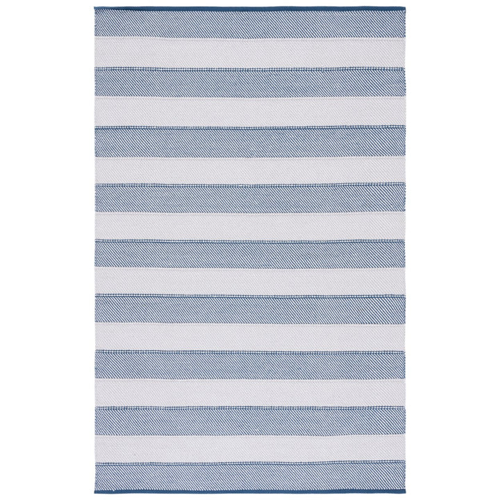 Safavieh STK803F Striped Kilim Grey / Blue Image 1