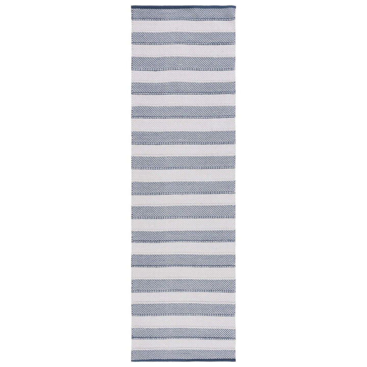 Safavieh STK803F Striped Kilim Grey / Blue Image 1