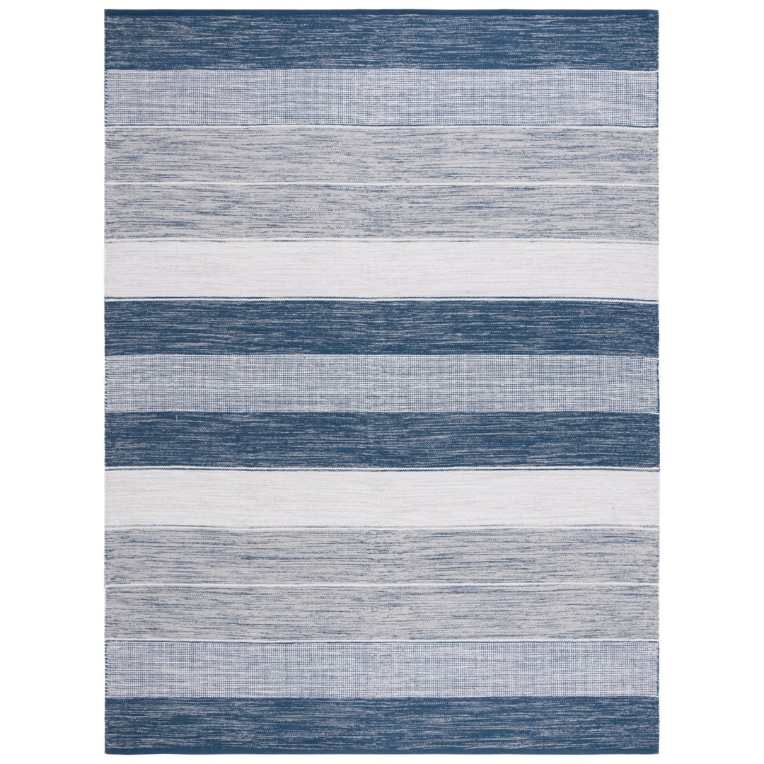 Safavieh STK804M Striped Kilim Grey / Blue Image 1