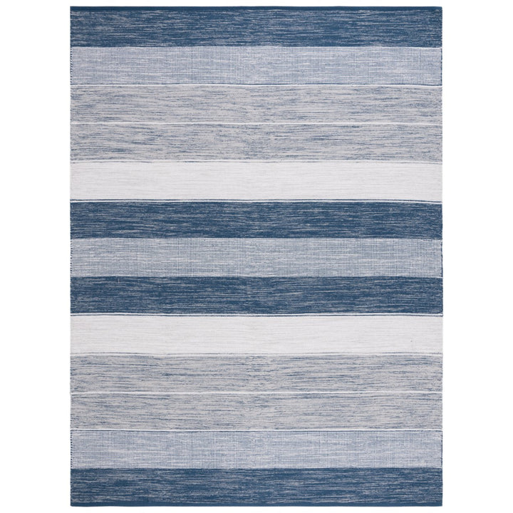 Safavieh STK804M Striped Kilim Grey / Blue Image 1