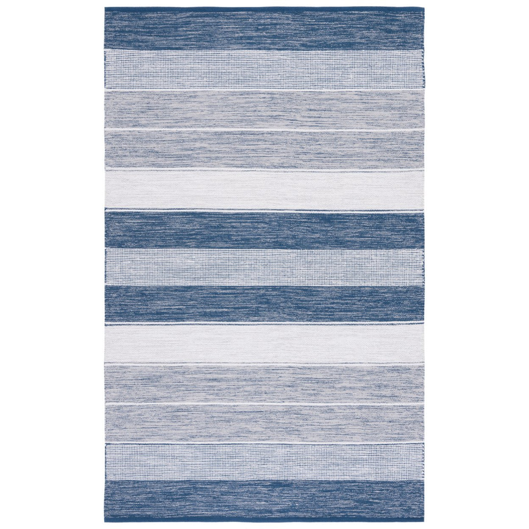 Safavieh STK804M Striped Kilim Grey / Blue Image 4