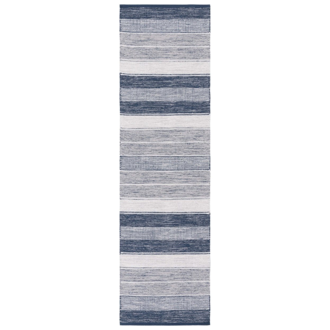 Safavieh STK804M Striped Kilim Grey / Blue Image 11