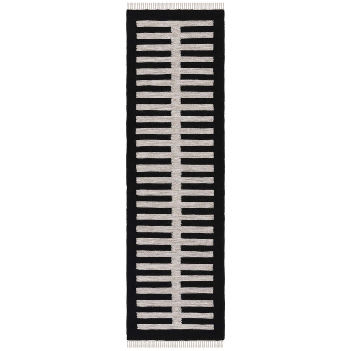 Safavieh STK806B Striped Kilim Beige / Black Image 11