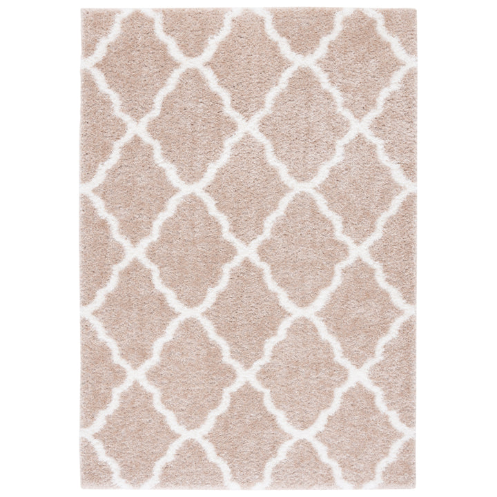 Safavieh THO675B Tahoe Shag Beige / White Image 2