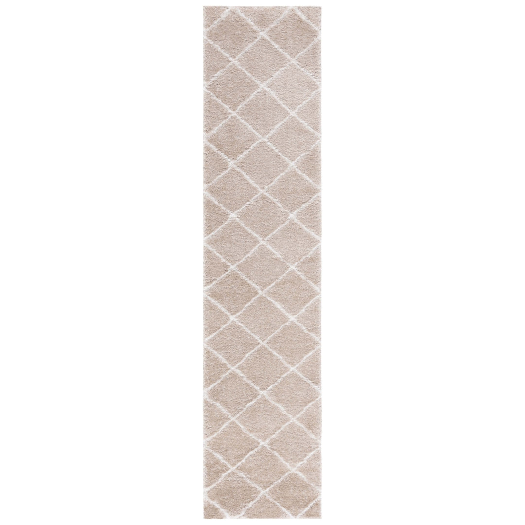 Safavieh THO676B Tahoe Shag Beige / White Image 9