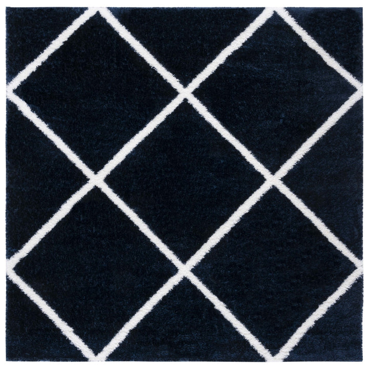 Safavieh THO676N Tahoe Shag Navy / White Image 11