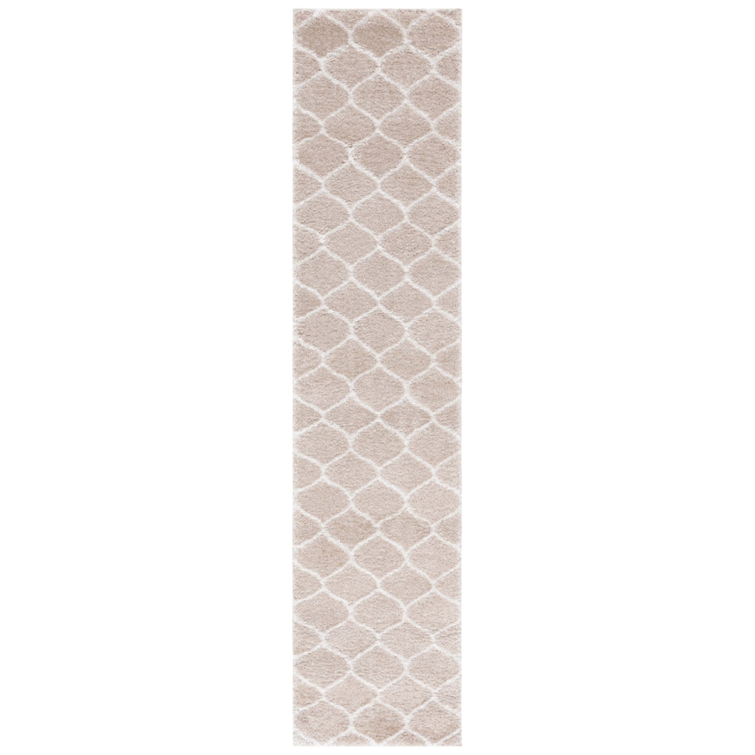 Safavieh THO677B Tahoe Shag Beige / White Image 9