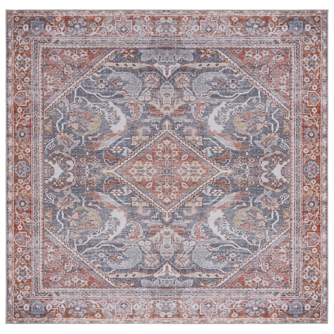 Safavieh TSN125F Tucson Grey / Rust Image 1