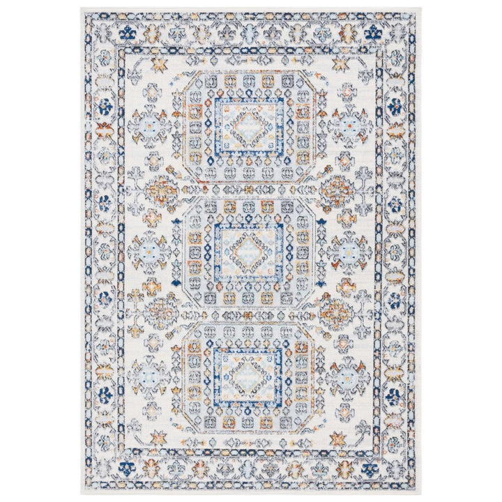 Safavieh TUL660A Tulum Ivory Grey / Blue Rust Image 1