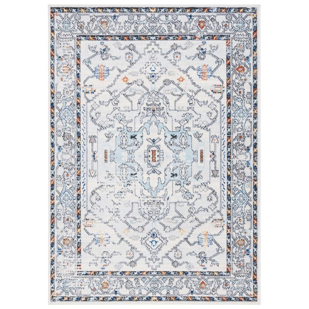 Safavieh TUL661A Tulum Ivory Grey / Blue Rust Image 2