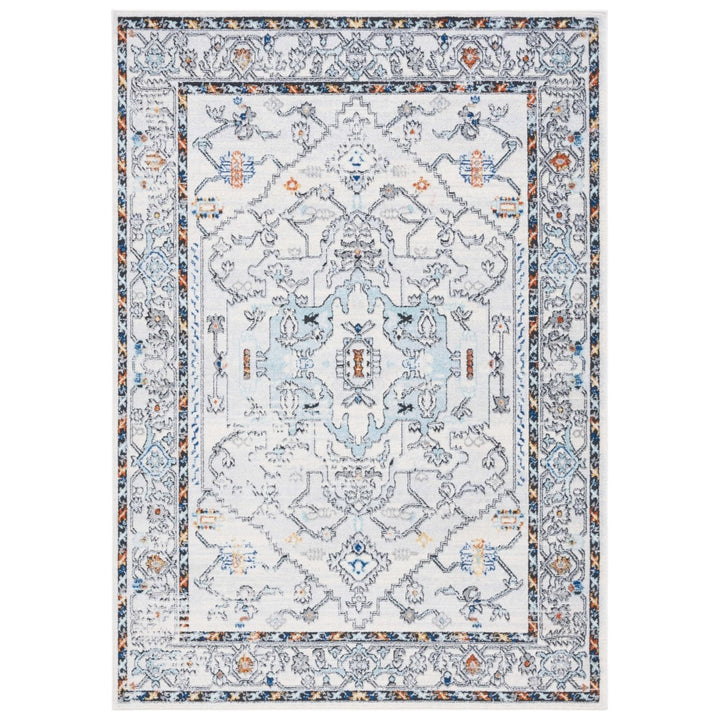 Safavieh TUL661A Tulum Ivory Grey / Blue Rust Image 1