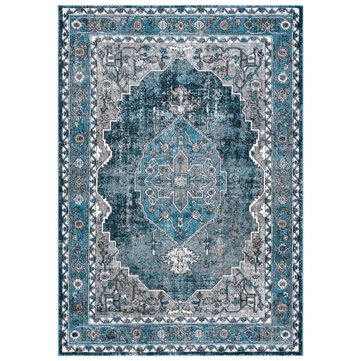 Safavieh VTH210J Vintage Hamadan Blue / Ivory Image 1