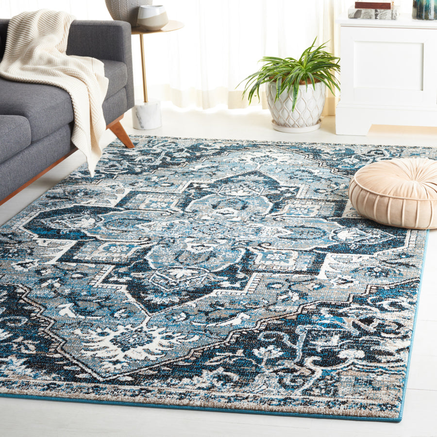 Safavieh VTH226J Vintage Hamadan Blue / Ivory Image 1