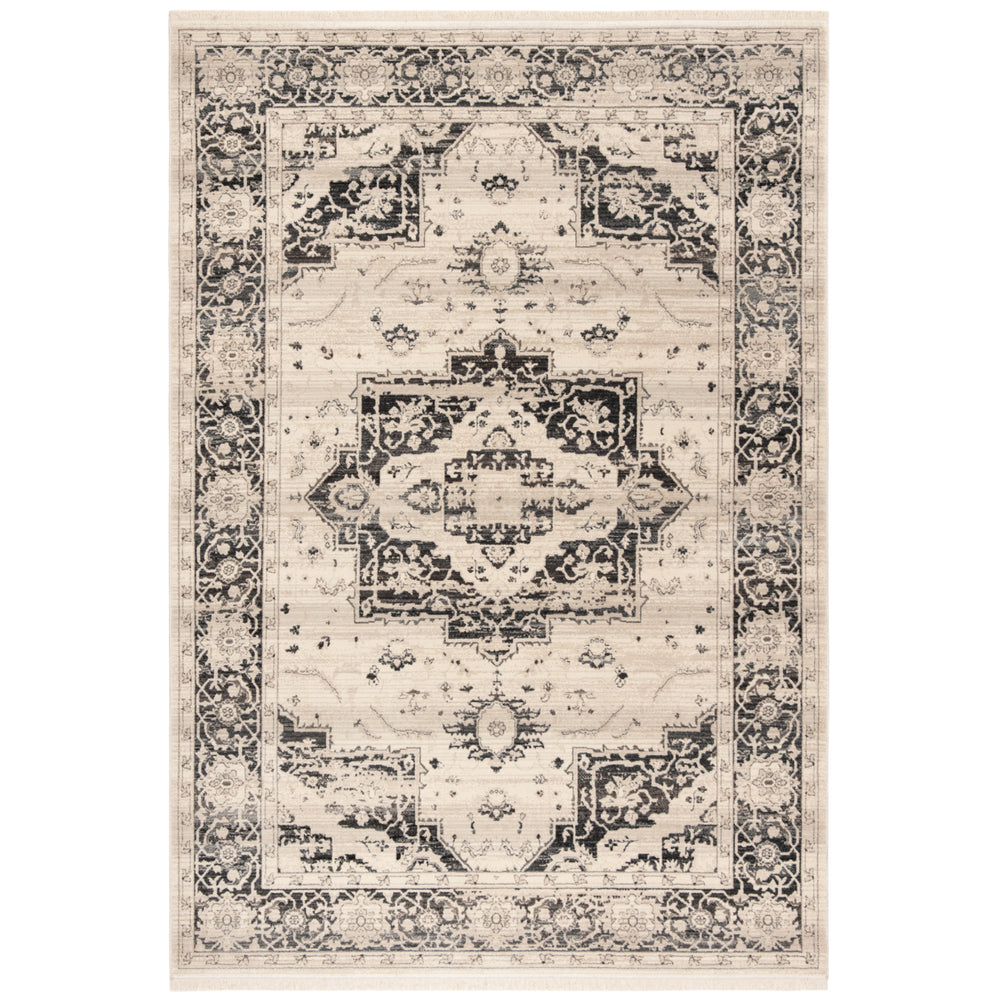 Safavieh VTP447Z Vintage Persian Ivory / Charcoal Image 2