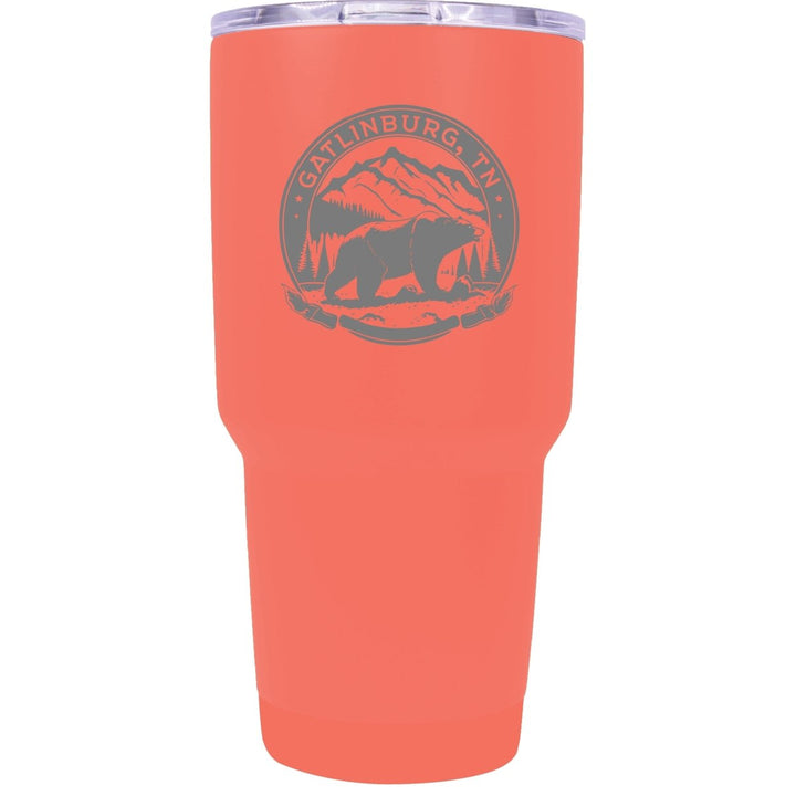 Gatlinburg Tennessee Laser Etched Souvenir 24 oz Insulated Stainless Steel Tumbler Image 1