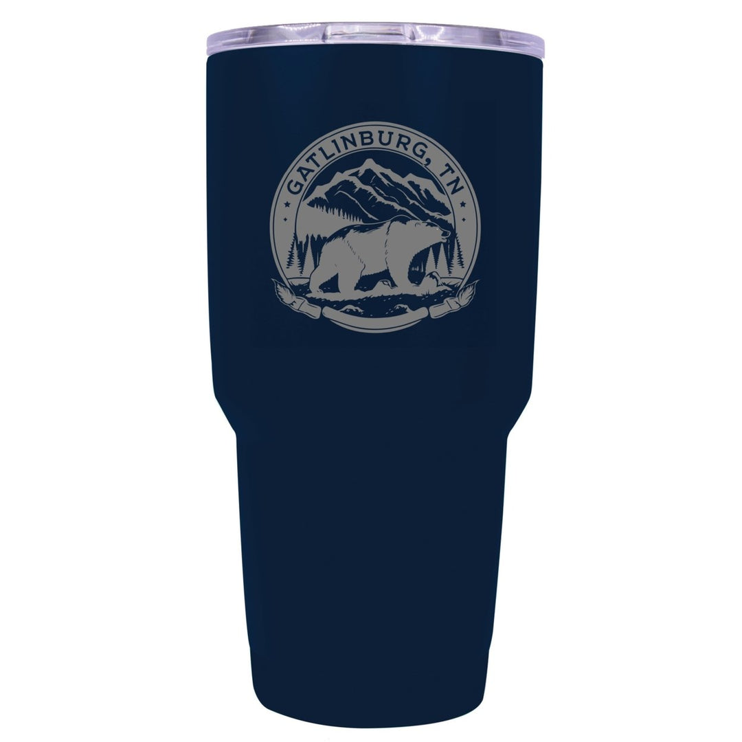 Gatlinburg Tennessee Laser Etched Souvenir 24 oz Insulated Stainless Steel Tumbler Image 1