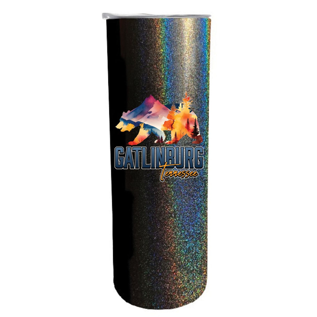 Gatlinburg Tennessee Souvenir 20 oz Insulated Stainless Steel Skinny Tumbler Image 1