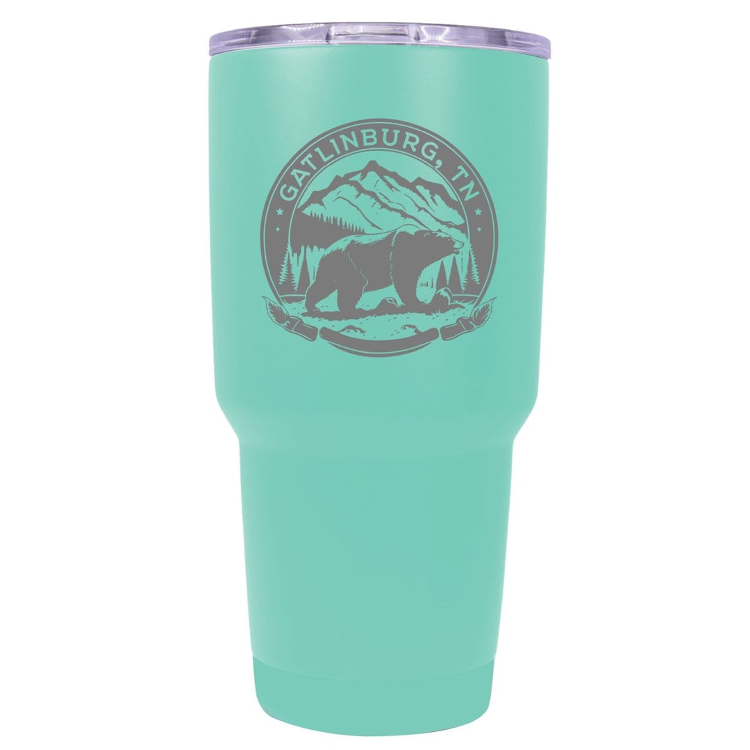 Gatlinburg Tennessee Laser Etched Souvenir 24 oz Insulated Stainless Steel Tumbler Image 1