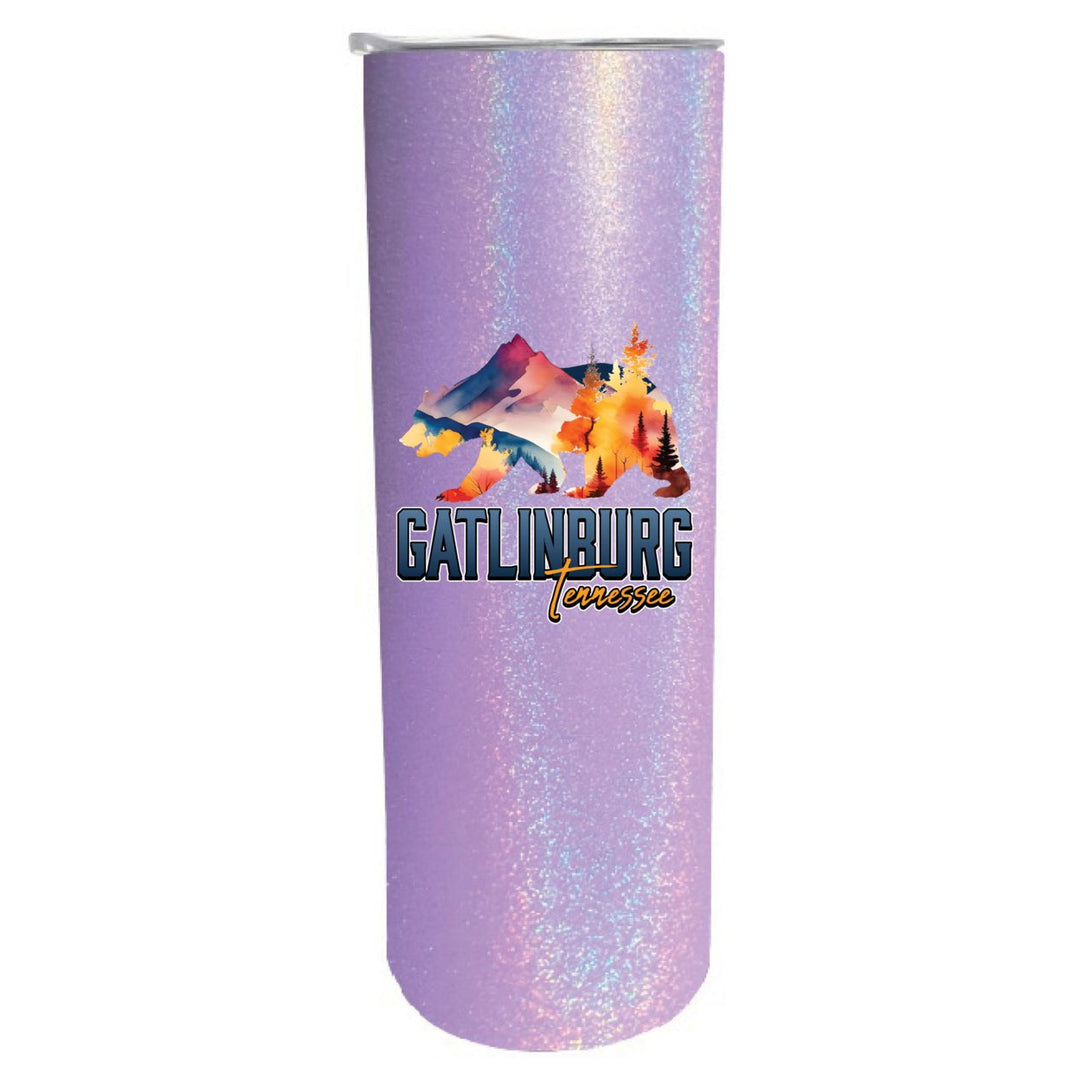 Gatlinburg Tennessee Souvenir 20 oz Insulated Stainless Steel Skinny Tumbler Image 1