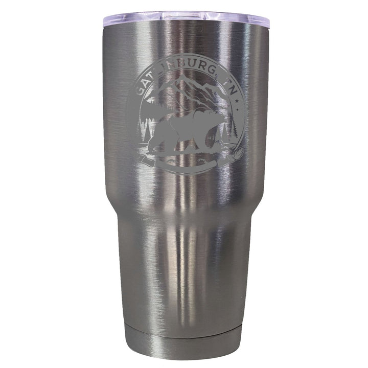 Gatlinburg Tennessee Laser Etched Souvenir 24 oz Insulated Stainless Steel Tumbler Image 1