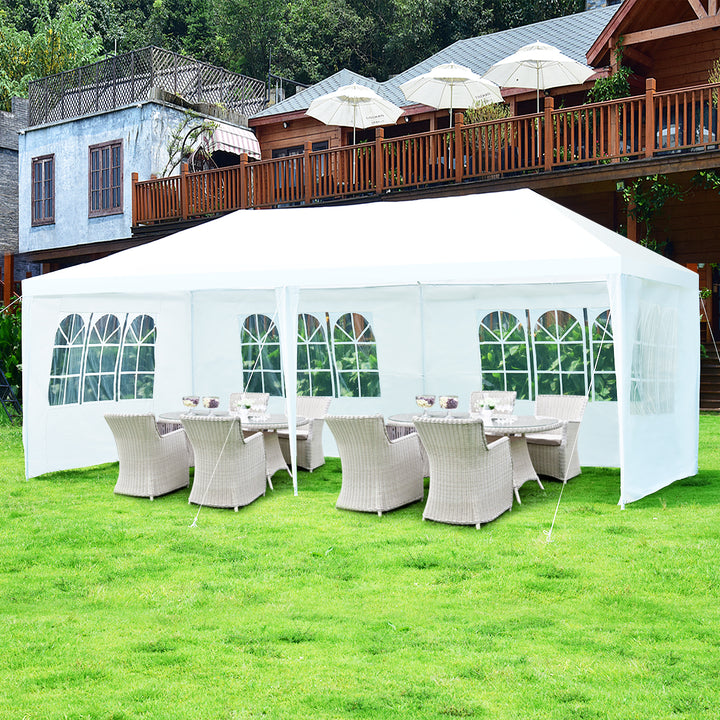 10x20 Canopy Tent Heavy Duty Wedding Party Tent 6 Sidewalls W/Carry Bag Image 1