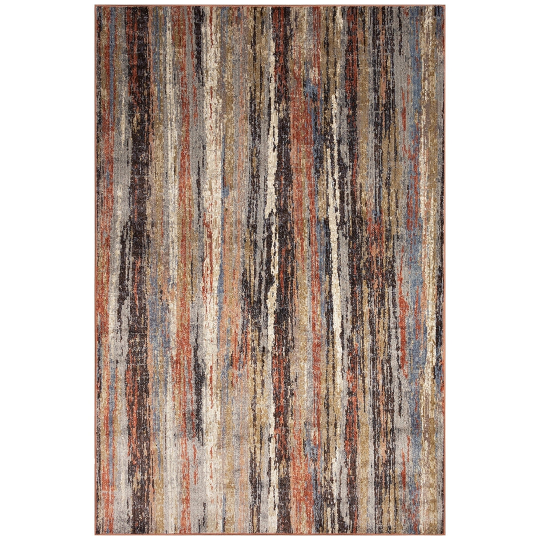 Liora Manne Ariana Brushstrokes Indoor Area Rug Earth Image 2