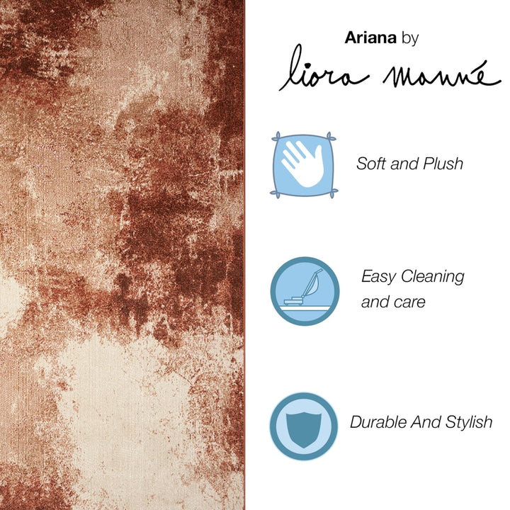 Liora Manne Ariana Mystic Indoor Area Rug Clay Image 3