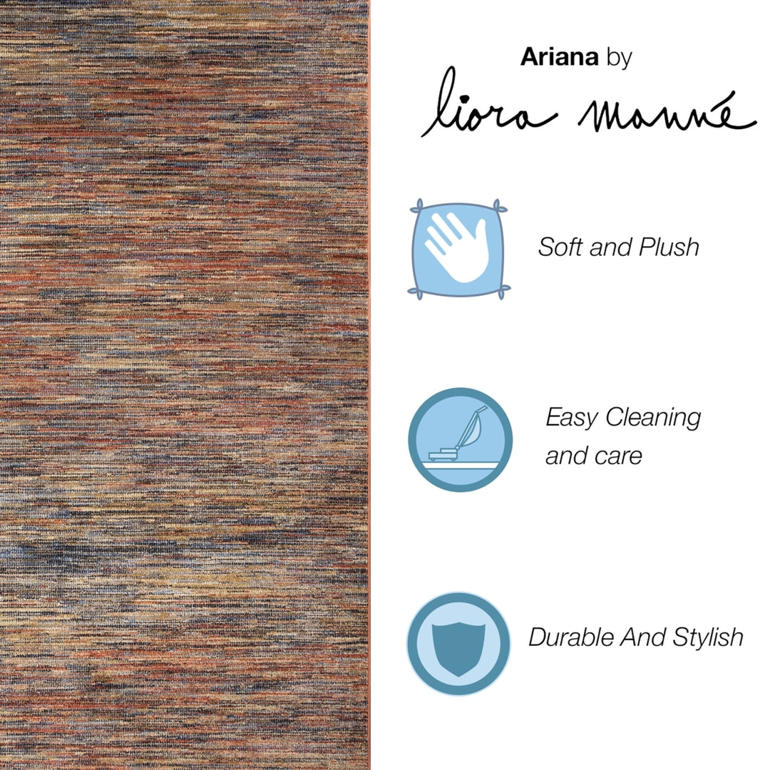 Liora Manne Ariana Strata Indoor Area Rug Terra Image 3