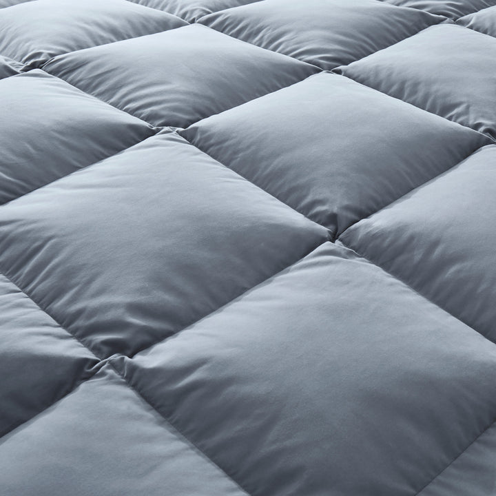 All-Season Goose Down Comforter Duvet Insert, Goose Down and Feather Fiber Fill Image 3