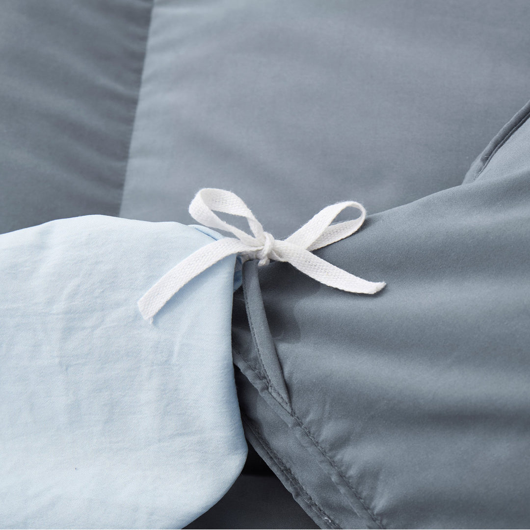 All-Season Goose Down Comforter Duvet Insert, Goose Down and Feather Fiber Fill Image 5