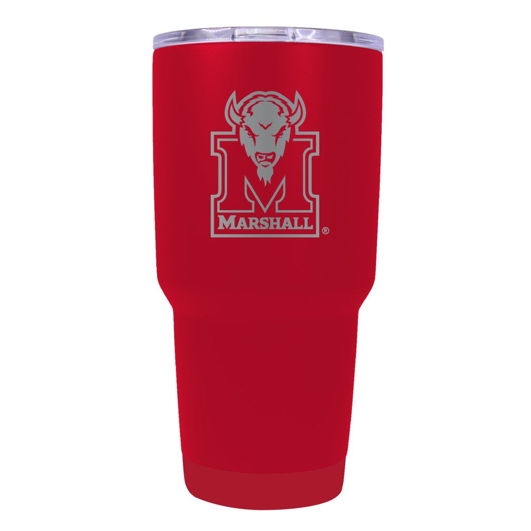 Marshall Thundering Herd 24 oz Insulated Tumbler Etched - Choose Your Color Image 1