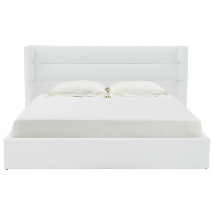 SAFAVIEH COUTURE OLIVIANNA LOW PROFILE BED Ivory Image 2