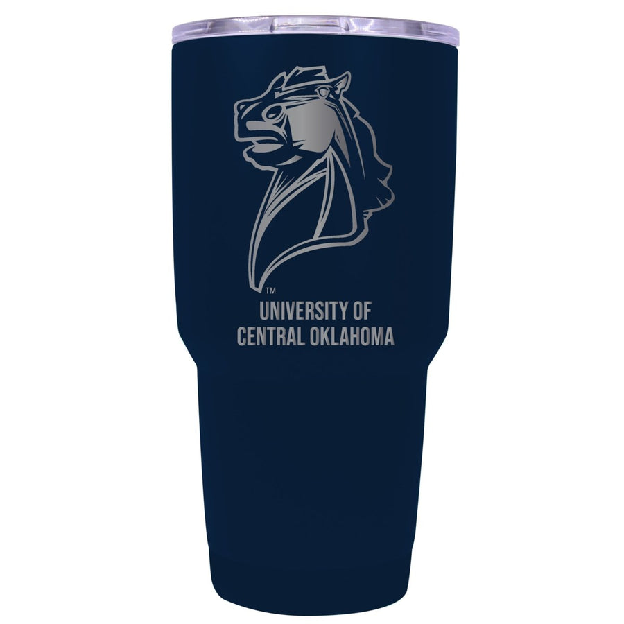 University of Central Oklahoma Bronchos Premium Laser Engraved Tumbler - 24oz Stainless Steel Insulated Mug Choose Your Image 1