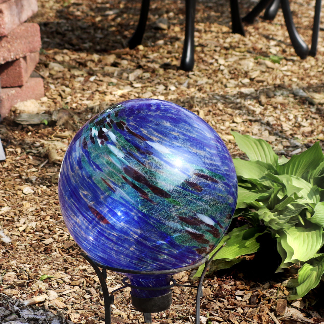 Sunnydaze Northern Lights Glass Gazing Globe - 10 in Image 4