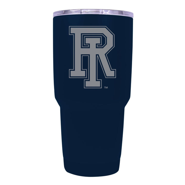Rhode Island University 24 oz Laser Engraved Stainless Steel Insulated Tumbler - Choose Your Color. Image 1