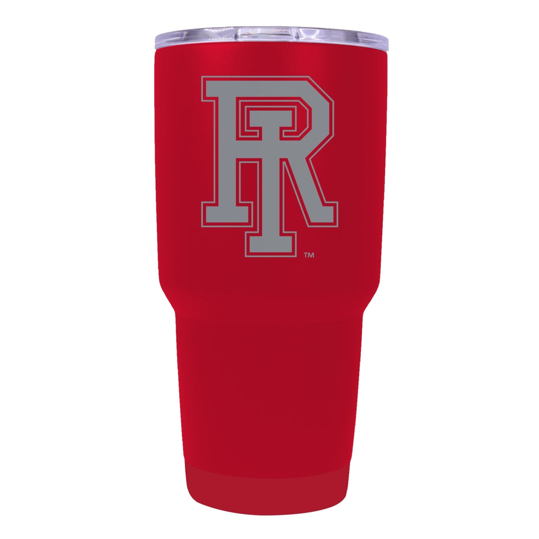 Rhode Island University 24 oz Laser Engraved Stainless Steel Insulated Tumbler - Choose Your Color. Image 3