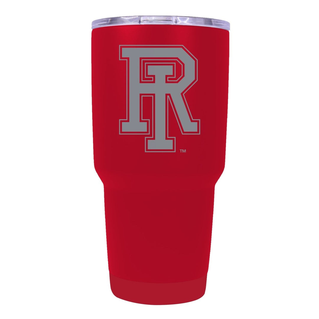 Rhode Island University 24 oz Laser Engraved Stainless Steel Insulated Tumbler - Choose Your Color. Image 1