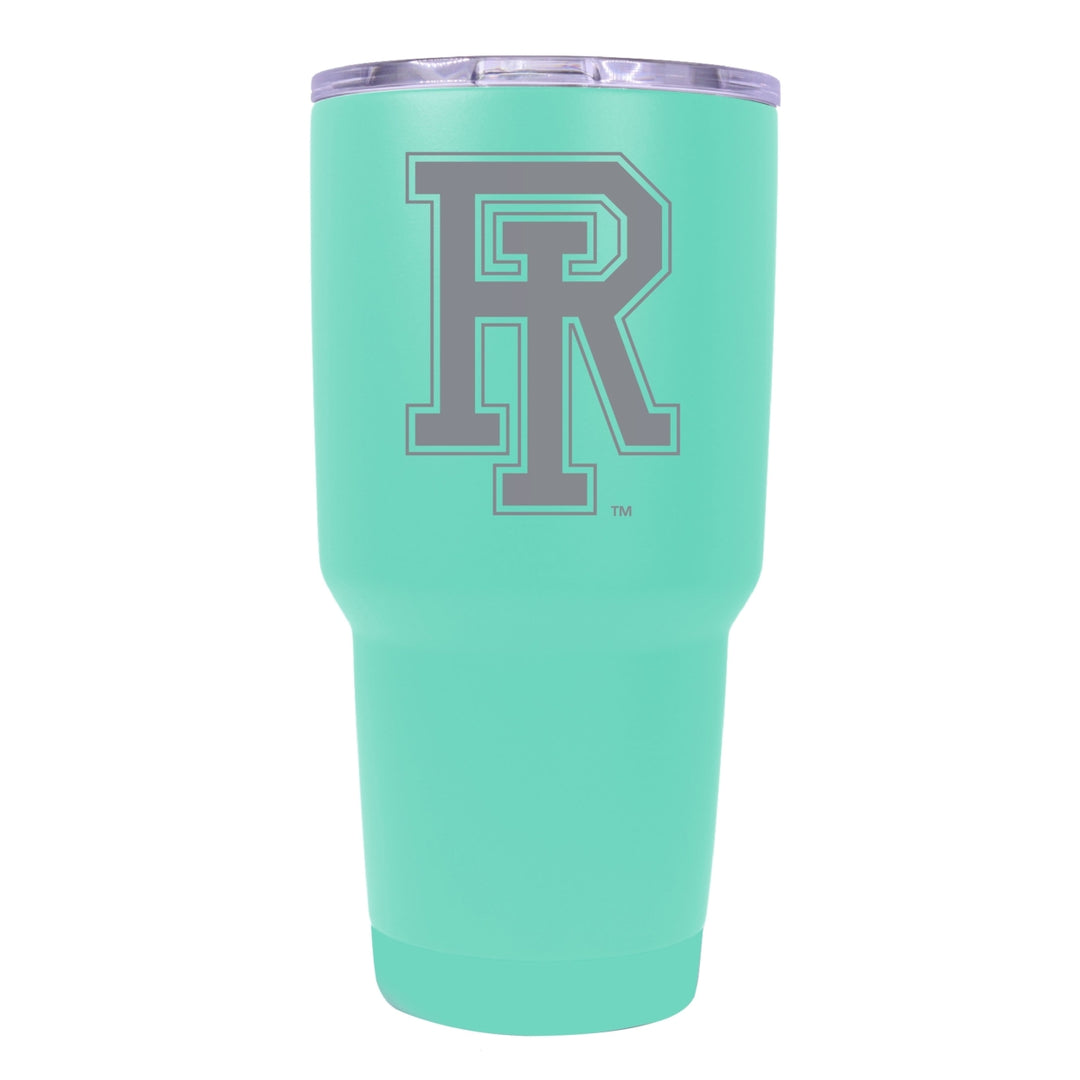 Rhode Island University 24 oz Laser Engraved Stainless Steel Insulated Tumbler - Choose Your Color. Image 1