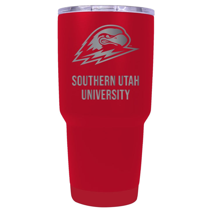 Southern Utah University 24 oz Laser Engraved Stainless Steel Insulated Tumbler - Choose Your Color. Image 1