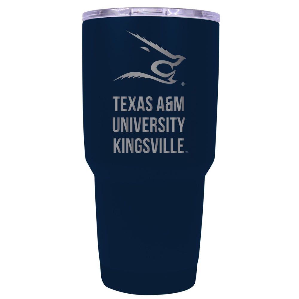 Texas AandM Kingsville Javelinas Premium Laser Engraved Tumbler - 24oz Stainless Steel Insulated Mug Choose Your Color. Image 2