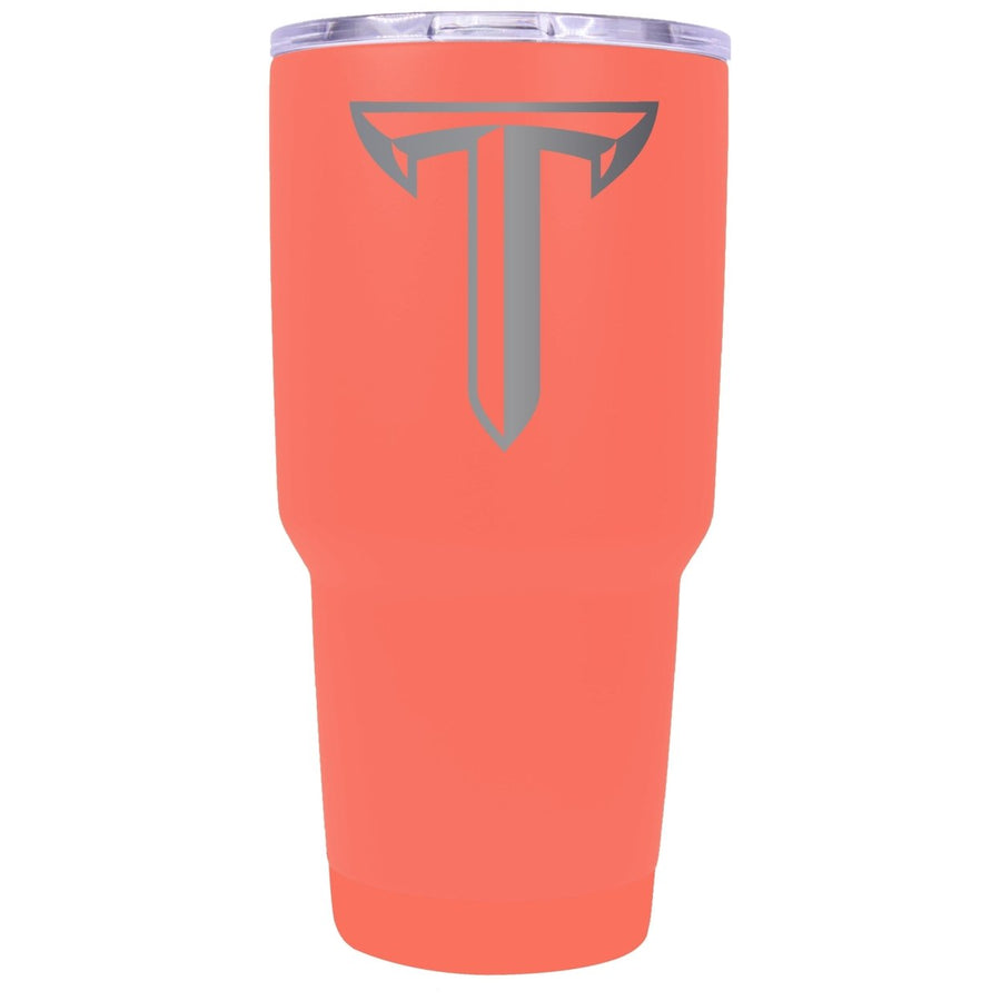 Troy University Premium Laser Engraved Tumbler - 24oz Stainless Steel Insulated Mug Choose Your Color. Image 1