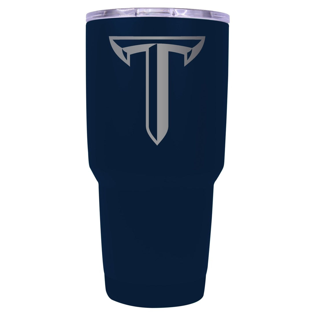 Troy University Premium Laser Engraved Tumbler - 24oz Stainless Steel Insulated Mug Choose Your Color. Image 2